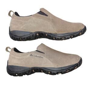 Columbia Shoes Mens Peakfreak Nomad Moc Gray Smoke Suede Slip-on Shoe Sz 7 EU 40